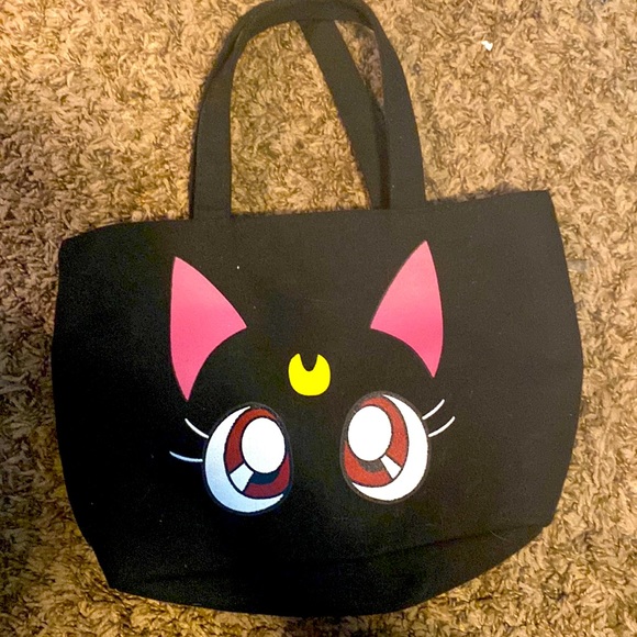 Kerr's Choice Small Tote Luna Bag S-ailor M-oon Lunch Bag Kawaii - Picture 3 of 10